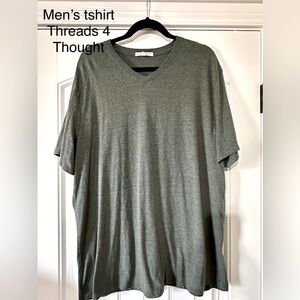 Men’s Vneck Tshirt Treads 4 Thought